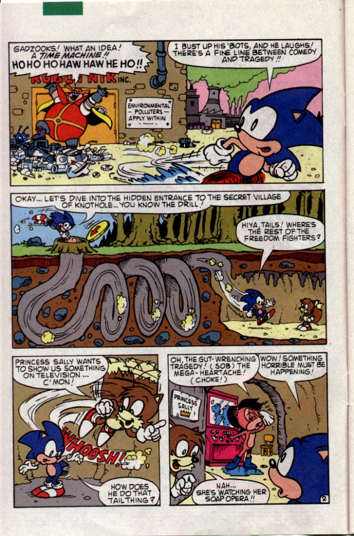 Sonic - Archie Adventure Series July 1994 Page 2